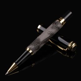 Ballpoint Pens Retro Luxury Dragon Roller Pen High Quality School Office Business Metal Ball Writing Stationery Gifts Statione 230707