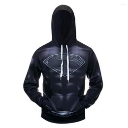 Men's Hoodies 2023 Fashion Casual Men's Hooded Shirt Sweatshirt Jogging Pullover Spring And Autumn 3D Printed Film Cosplay Street