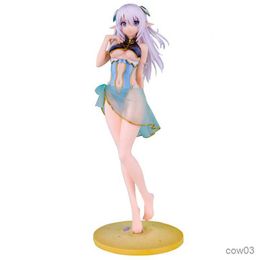 Action Toy Figures 18CM Anime Figure Light Blade Heroine Alina Blue Swimsuit Princess Sexy Model Dolls Toy Gift Material R230710
