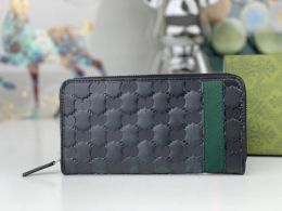 Ophidia designer wallets luxury mens cion purse embossed double letter with Red-green webbing card holder fashion marmont zipper clutch high-quality jackie1961