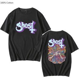 Mens TShirts Ghost Band Tshirt FemaleMale 100% Cotton Fashion Manga Print Short Sleeve Regular Fit Prevalent Individualization Tops 230710