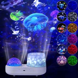 Novelty Items Children s Galactic Projection light Ocean Starry projector small night 360 degree rotation Nebula starry li 230710