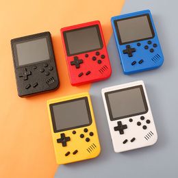 Handheld Video Game Console Retro 8bit Design with 3inch Colour LCD and 400 Classic Games Supports Two Players AV Output Cable Included