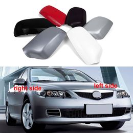 For Mazda 3 M3 M6 2003-2012 Car Side Rearview Mirror Cover Rear View Door Wing Mirrors Cap Shell Case with Painted Colour 1pcs