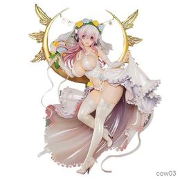 Action Toy Figures 24CM Anime Figure Super Sexy Wedding Dress Deluxe Standdiing Model Dolls Toy Gift Collect Boxed Ornament Material R230710