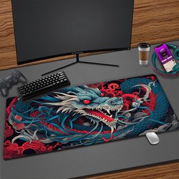 Large Mouse Pad Chinese Dragon Gaming Accessories HD Print Office Computer Keyboard Mousepad XXL PC Gamer Laptop Desk Mat 100x50