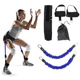 Resistance Bands Bounce Trainer Rope Fitness Resistance Bands Exercise Equipment Basketball Tennis Running Leg Strength Agility Training Strap HKD230710