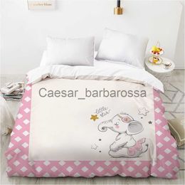 Duvet covers sets Animal Cartoon Duvet cover QuiltBlanketComfortable Case Bedding for Children kids baby Crib 140x200 100x120 200X200 white x0710