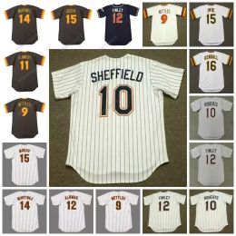 Vintage Baseball Jersey 9 Graig Nettles 1984 10 Bip Roberts 1991 Gary Sheffield 1992 Flannery Alomar Finley Martinez 15 Bruce