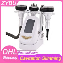 4 in 1 Fat Cavitation Slimming Machine Vacuum RF Liposuction Professional Ultrasonic Fat Burning Weight Reduce Skin Tightening Body Shaping Face Lifting