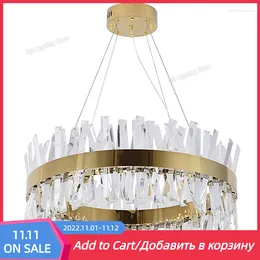 Chandeliers 2023 Luxury Crystal Modern Decor Living Dining Room Bedroom Kitchen Home Decoration Led Hanging Lamp Lights Fixture
