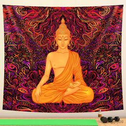 Tapestries Meditation Home Decor Tapestry Decor Bedroom Sheet Yoga Mat Sofa Blanket R230710