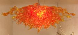 Europe Designer Pendant Orange Artistic Ceiling Light Home Decorators American Style Accessories Lava Lamp Modern Chandelier