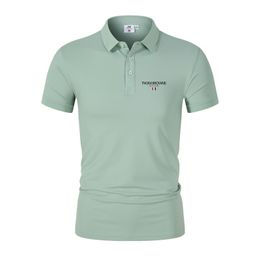 Mens Polos golf wear Summer Polo short sleeve Tshirt Golf Business Casual Quick drying shirt Breathable 4XL 230710
