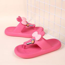 Slippers Women's Summer Bowknot Flip-flops Cute And Comfortable Home Outdoor Beach Shoes Sandals 2023 Large