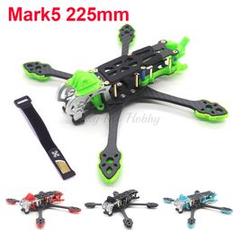 パーツアクセサリー MARK5 5 インチ 225 FPV カーボンファイバーフレーム 225 ミリメートルホイールベース 5 ミリメートルアーム付き 5 インチプロペラエアユニット HD Vista アナログクアッドコプター 230710