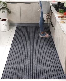 Carpet Thin Long Kitchen Mat Anti Slip Waterproof Oilproof Washable Rugs Hallway Door Floor Mats Mall Entrance Doormat 230710