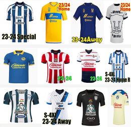 23 24 Club America Fußballtrikots 2023 2024 Atlas FC NAUL Tigres Dritter Chivas Guadalajara Kinder Xolos Tijuana Cruz Azul EARTHDAY Kit UNAM LEON Camisas de Futebol Shirts