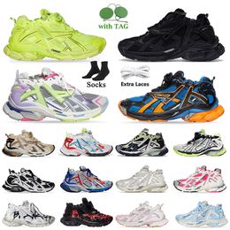 Top Designer Shoes Luxury Brand Men Women Track Runners 7 7.0 Casual Shoes Tracks Runner Sneakers Leather Sneaker Nylon Print Platform Shoes