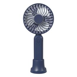 Electric Fans Handheld Table Fan Ultra Quiet Portable Cooling Fan 3-speed Wireless Electric Fan USB Rechargeable 2000mAh for Office/ Home/Dorm