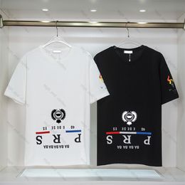 All kinds of T shirts T shirt designer men's T-shirts black and white couples stand on the street summer T-shirt size S-S-XXXXXL BABABA 17