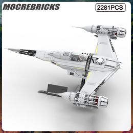 Blocks Military Series Star Movie N 1 Starfighter Science Fiction Spacecraft Assembling Building Model DIY Children s Toys 230710