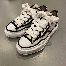 OGDesigner cooperation brand MMY casual shoes dissolved shoes cloth sail shoes Mihara Yasuhiro Shawn Yue thick-soled couple dad sports casual sneakers.