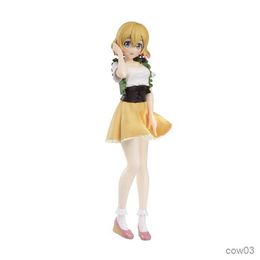 Action Toy Figures 18CM Anime Figure Girlfriend For Rent Mami White Top And Yellow Skirt Cute Pose Standing Model Doll Toy R230710