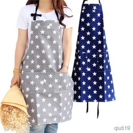 Kitchen Apron Kitchen Apron with Pocket for Women Men Nail Chef Waiter Cafe Shop Hairdresser Aprons Kitchen Accessory R230710