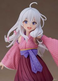 Action Toy Figures Genuine 18CM Anime Figure Wandering Witch The Journey Pf Cute Kimono Standding Position Model Dolls Toy Gift Collect