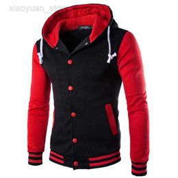 Men's Jackets Men's Baseball Uniform College Varsity Jacket Men Tracksuit Hoodies Jackets Coat Winter Warm Tops Clothes Harajuku Streetwear HKD230710