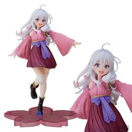 Action Toy Figures Genuine 18CM Anime Figure Wandering Witch The Journey Pf Cute Kimono Standding Position Model Dolls Toy Gift Collect R230710