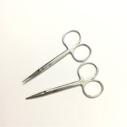 Office Scissors Ophthalmic 10cm Stainless Steel Laboratory Cosmetic Household Pattern For Practise Using Length 100mm 230707