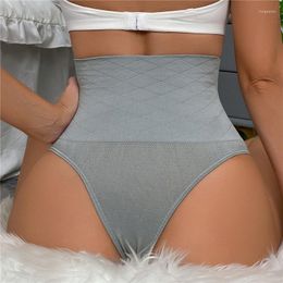 Women's Shapers Seamless Thong Panties Tummy Control Buttocks Lifter Shapewear Abdominal Tightening High Waist Sexy Shaping Underwear