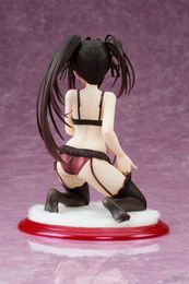 Action Toy Figures 23CM Anime Figure DATE LIVE Sexy Swimsuit Kneeling Model Dolls Toy Gift Collect Boxed Ornaments