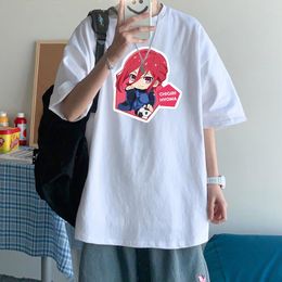Men's Hoodies Anime BLUE LOCK Chigiri Hyoma Graphic T Shirt Kawaii Cartoon Man Short Sleeve T-shirt Summer Comfortable Cotton Loose Tees