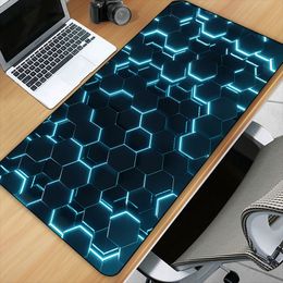 Geometric Solid Abstract Art HD Pattern Mouse Pad Gamer Accessory Hot Large Desk Pads Computer Lock Edge Keyboard Non-slip Mat