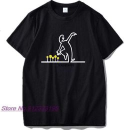 Mens Designer T Shirts Great Space Coaster T Shirt Balum La Linea Funny Tshirt 100% Cotton Soft High Quality Cloth Tee Tops Graphic Top EU Size