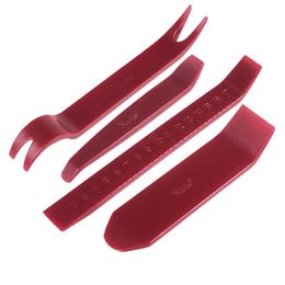 4 PCS Plastic Radio Install Tool, Door Panel Trim Installer, Lightweight Stereo Removal Kit, Durable for Auto Repair Shop Car Potable HM-498