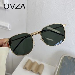 Sunglasses OVZA Fashion for Woman Men Polarizing Glasses Driving UV400 Classic Rectangle Design S7016 230707