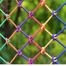 Other Home Garden Child Color Safety Net Balcony Railing Stairs Anti Falling Fence Mesh Playground Guardrail Kids Climbing Protection 230710