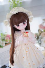 Dolls BJD High temperature silk hair is suitable for 13 14 16 DD SD MDD YOSD dolls 230710