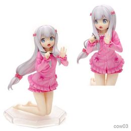 Action Toy Figures 12cm Manga Teacher Anime Figure Izumi Sagiri Girl Kneeling Figurine Desktop Static Collection Model Toys For Children R230710