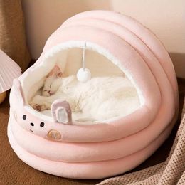 Cosy Cat Nest Four Seasons Universal Cat Bed Semii-Enclosed Cat House Soft & Warm Hideout With Washable Cushion For Kittens