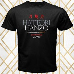 Raincoats Hattori Hanzo Okinawa Kill Bill Movie Poster Men's Black Tshirt Size S 3xl Custom Screen Printed Tee Shirt
