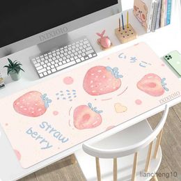 Mouse Pads Wrist Cute Fruit Mouse Pad Gaming XL Custom Large New Mousepad XXL keyboard pad Soft Office Carpet Desktop Mouse Pad R230710