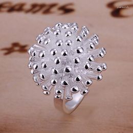 Wedding Rings Beautiful Cute Design Silver Color For Women Lady Party Fashion Jewelry Charm Nice Holiday Gifts R001