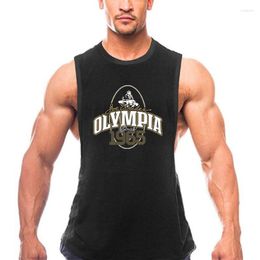 Men's Tank Tops Summer Mesh Gym Top Men Loose Quick Dry Fitness Sleeveless Shirt Bodybuilding Workout Clothing O-Neck Sports Singlets