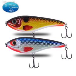 Baits Lures 90mm 21g Lure fishing lure musky pike slider sinker fishing jerkbaits lure crankbaits fishing lures jerkbait free shipping HKD230710