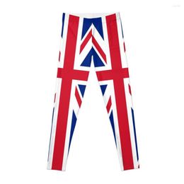 Active Pants United Kingdom National Flag Union Jack Great Britain Leggings Legins For Women Fitness Woman